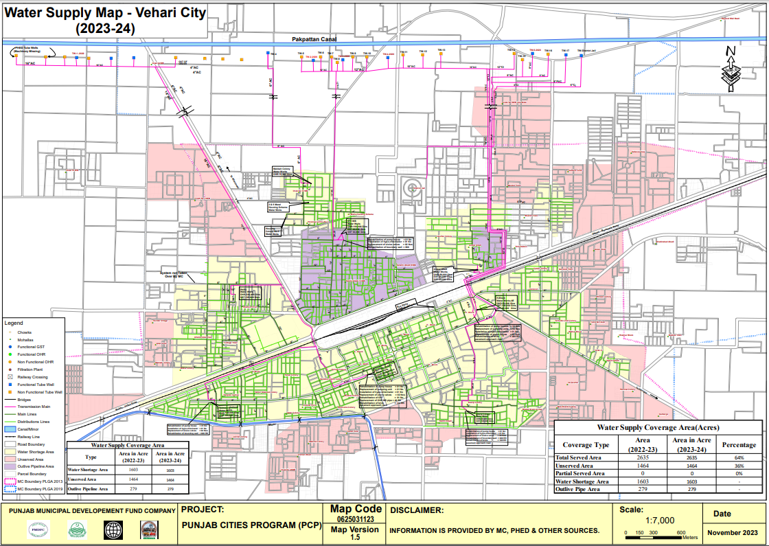 Services Maps - Vehari